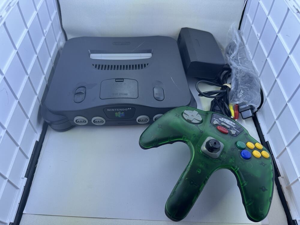 Nintendo 64 N64 Console w Jumper Pak & Controller Tested Vintage Retro Gaming